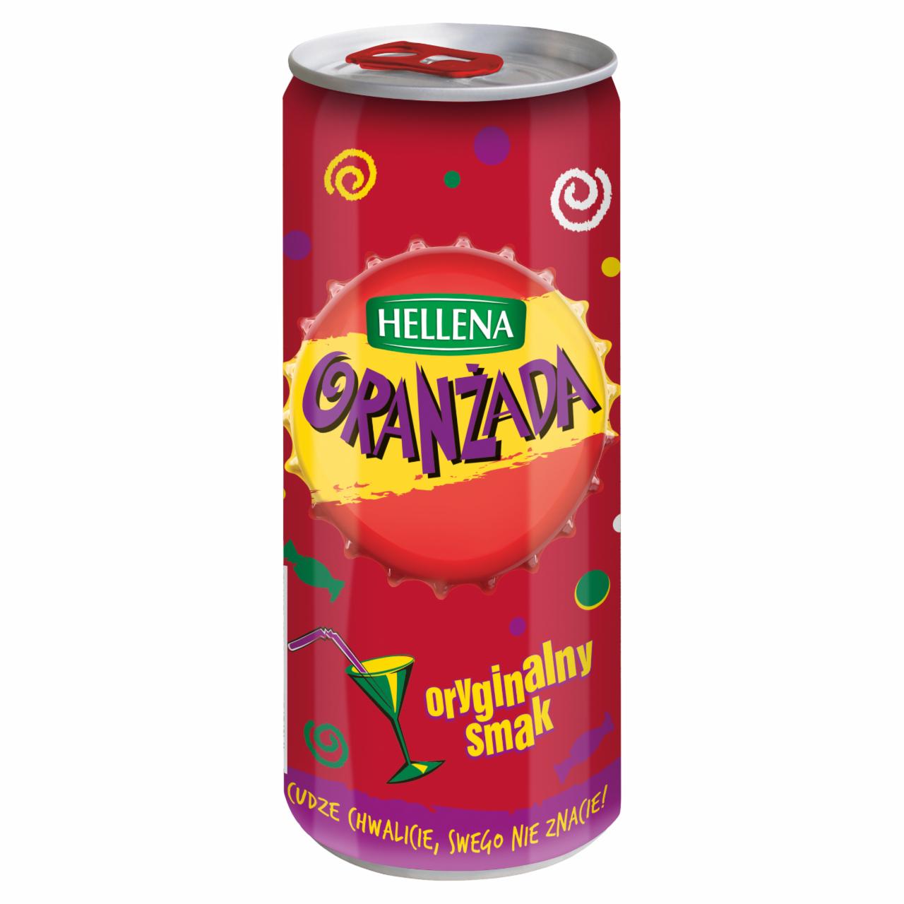 Zdjęcia - Oranżada czerwona 250 ml Hellena