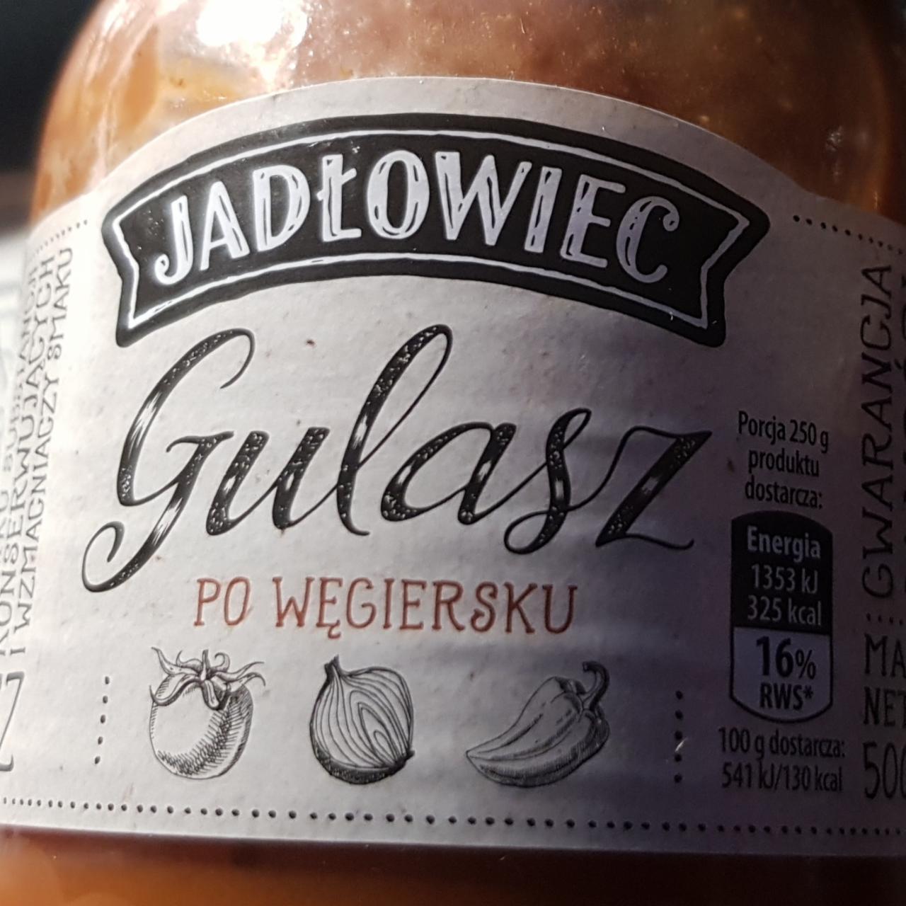 Zdjęcia - Gulasz po węgiersku Jadłowiec