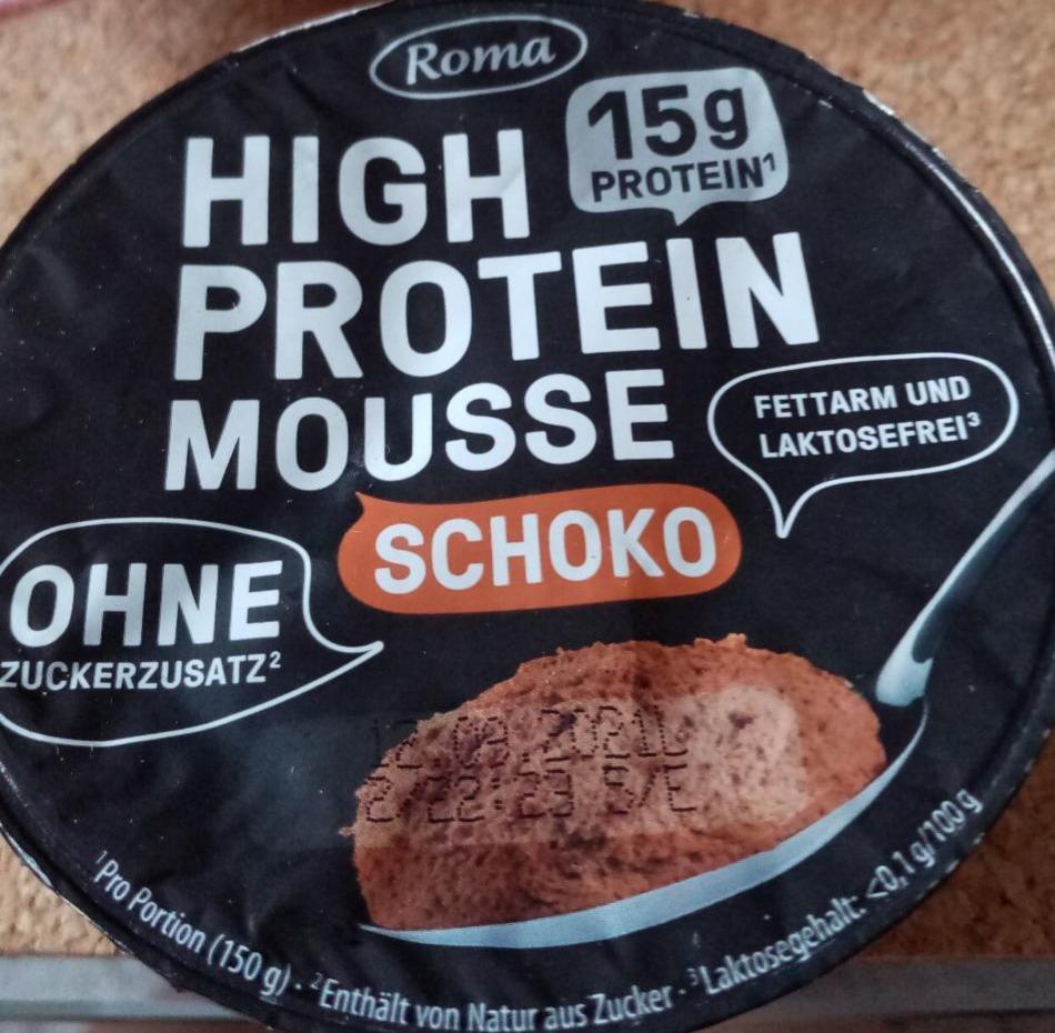 Zdjęcia - high protein mousse schoko Roma