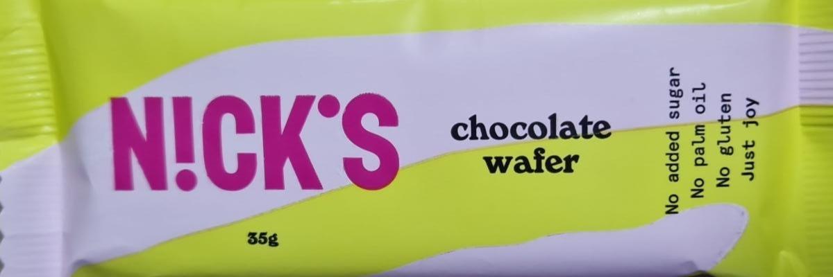 Zdjęcia - Chocolate wafer N!ck's