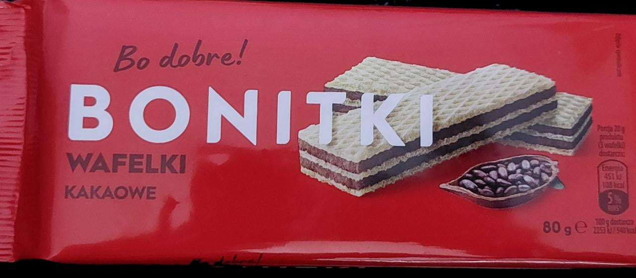 Zdjęcia - Wafelki kakaowe Bonitki