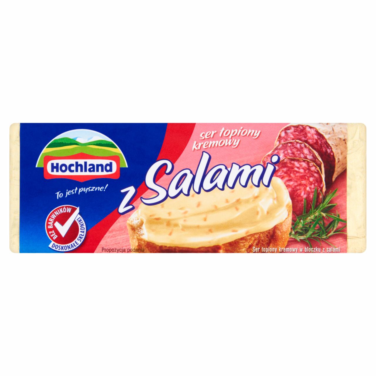 Zdjęcia - Hochland z Salami Ser topiony kremowy 100 g