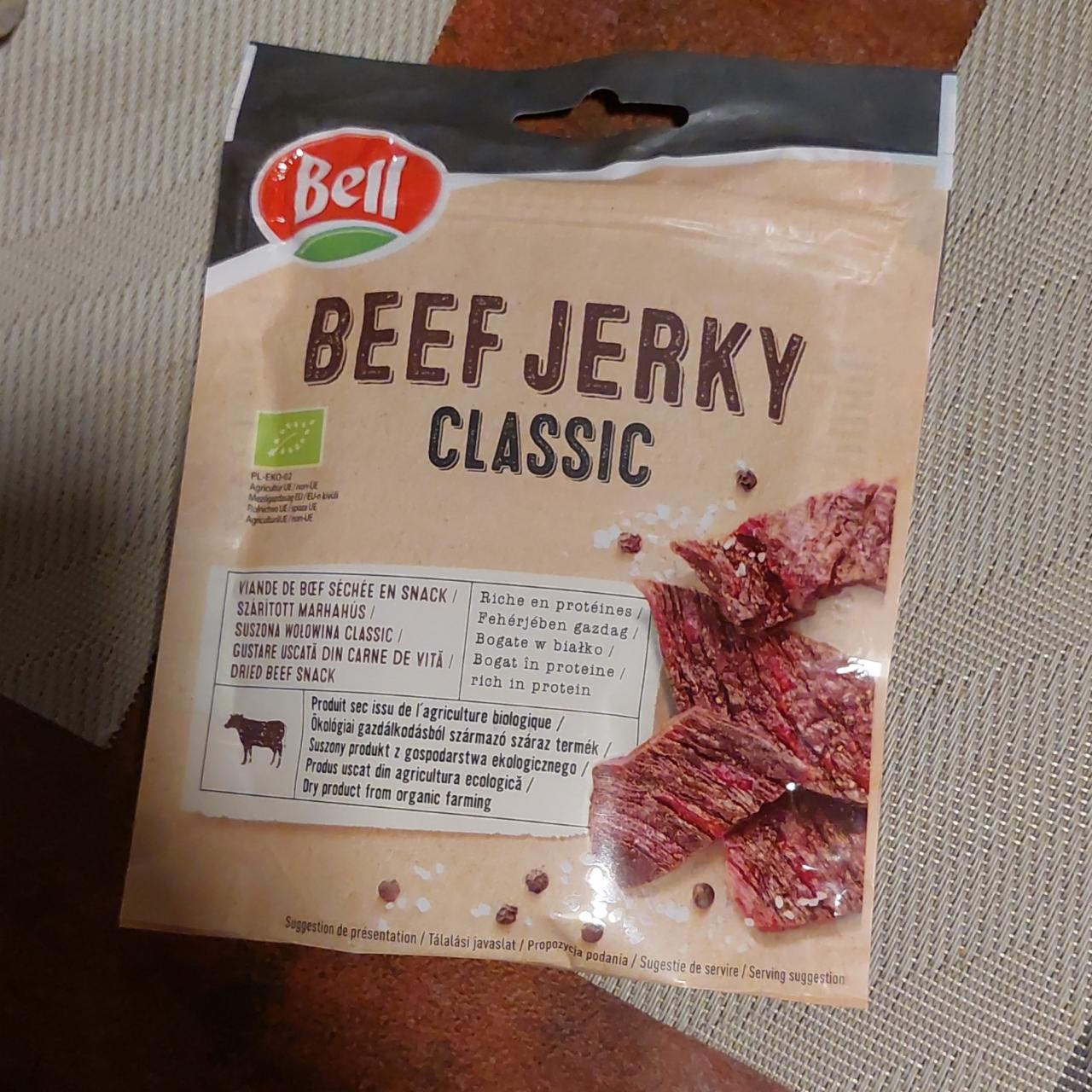 Zdjęcia - Beef jerky classic suszona wołowina classic Bell