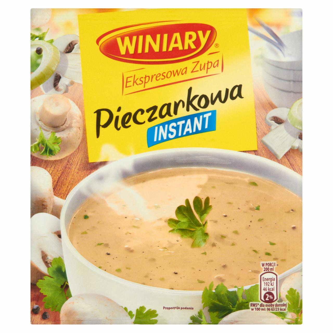 Zdjęcia - Winiary Ekspresowa Zupa Pieczarkowa instant 60 g