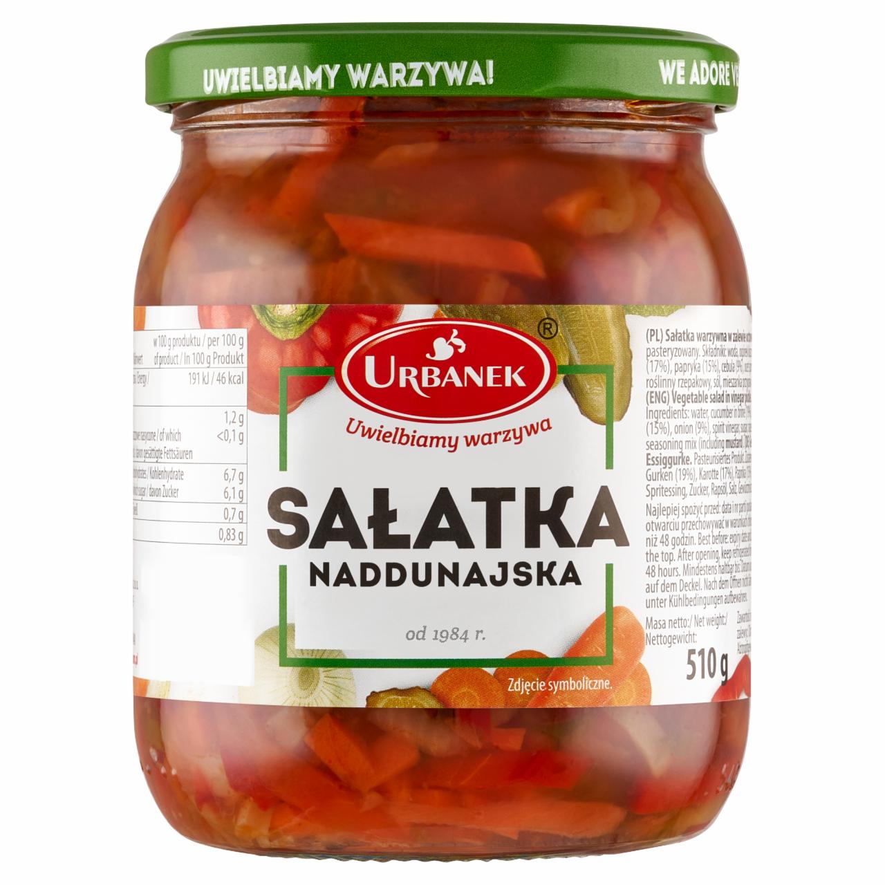 Zdjęcia - Urbanek Sałatka naddunajska 510 g