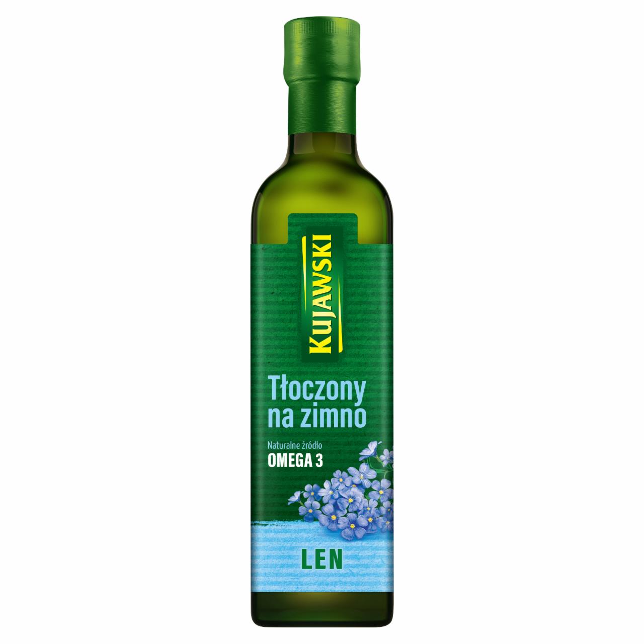 Zdjęcia - Kujawski Olej z lnu tłoczony na zimno 500 ml