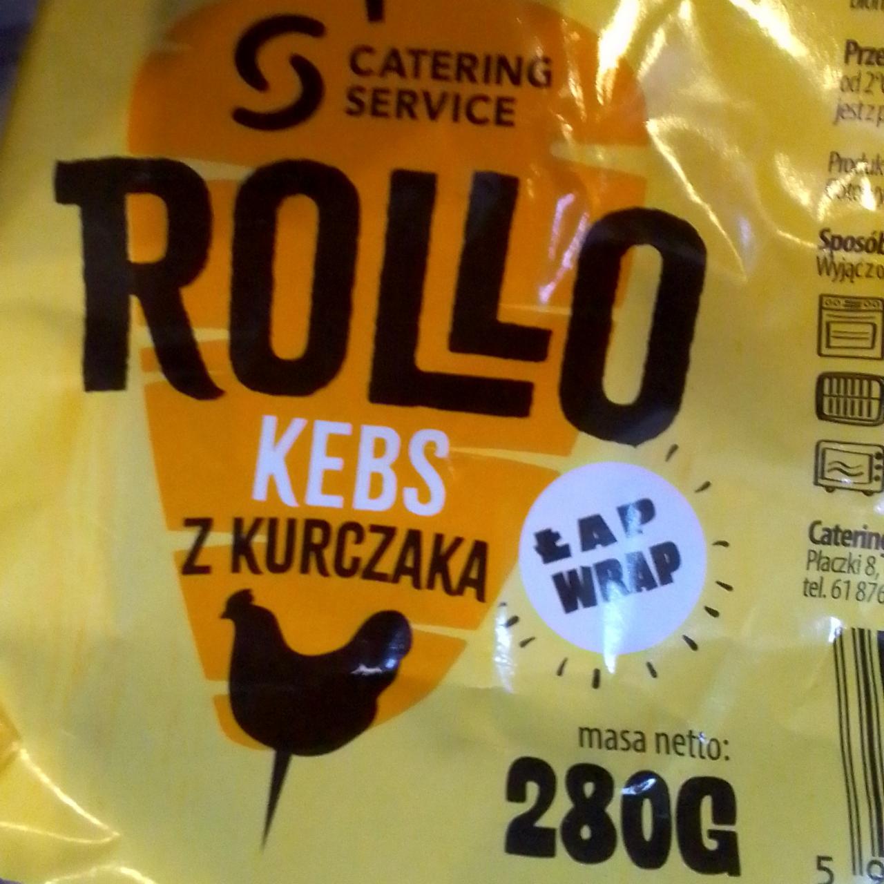 Zdjęcia - Łap wrap rollo kebs z kurczaka Catering service