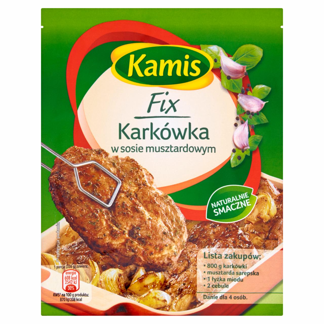 Zdjęcia - Kamis Fix Karkówka w sosie musztardowym 35 g