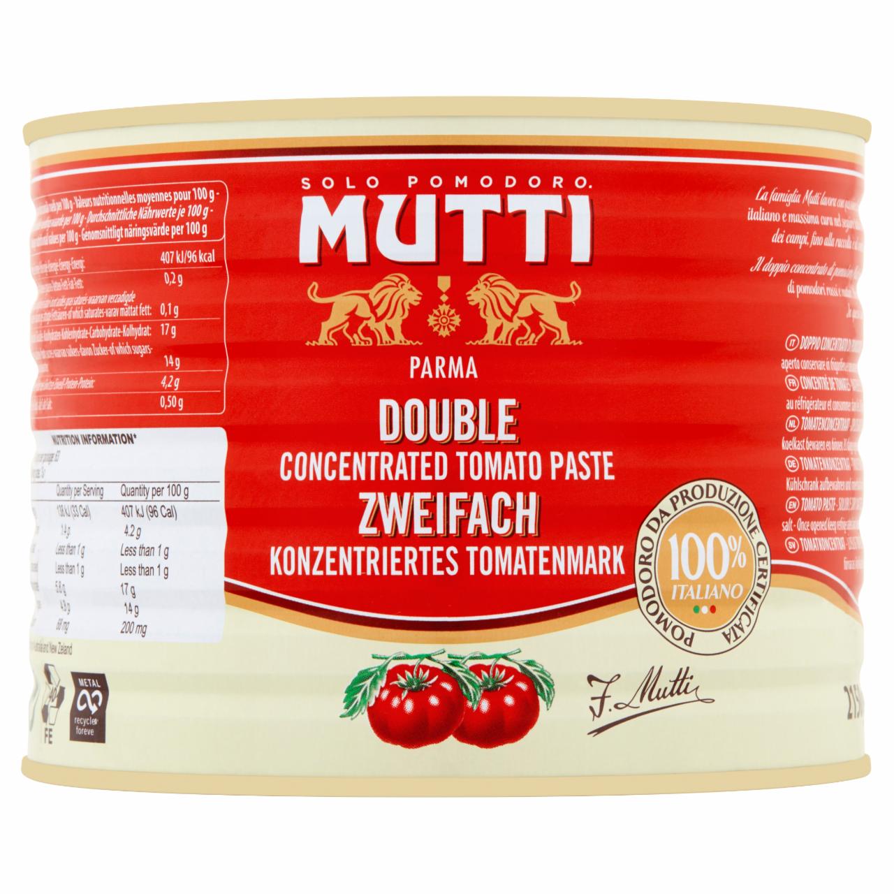 Zdjęcia - Mutti Koncentrat pomidorowy 2150 g