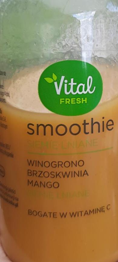 Zdjęcia - Smoothie Vital Fresh siemię lniane winogron brzoskwinia mango