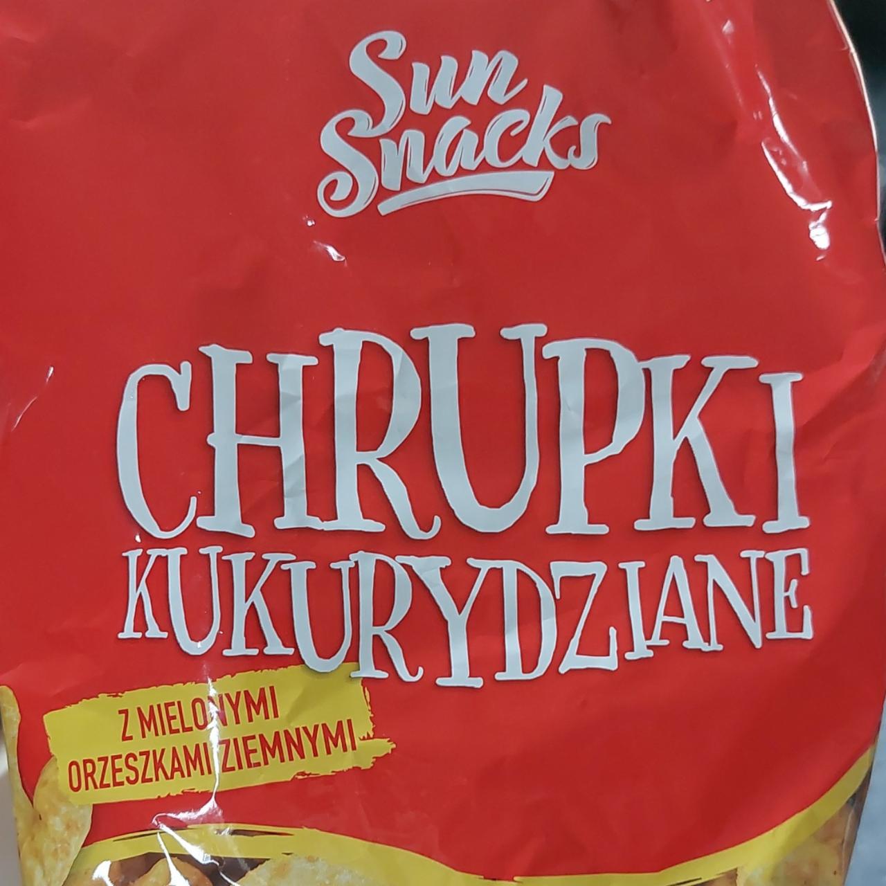 Zdjęcia - Chrupki kukurydziane z mielonymi orzeszkami ziemnymi Sun Snacks