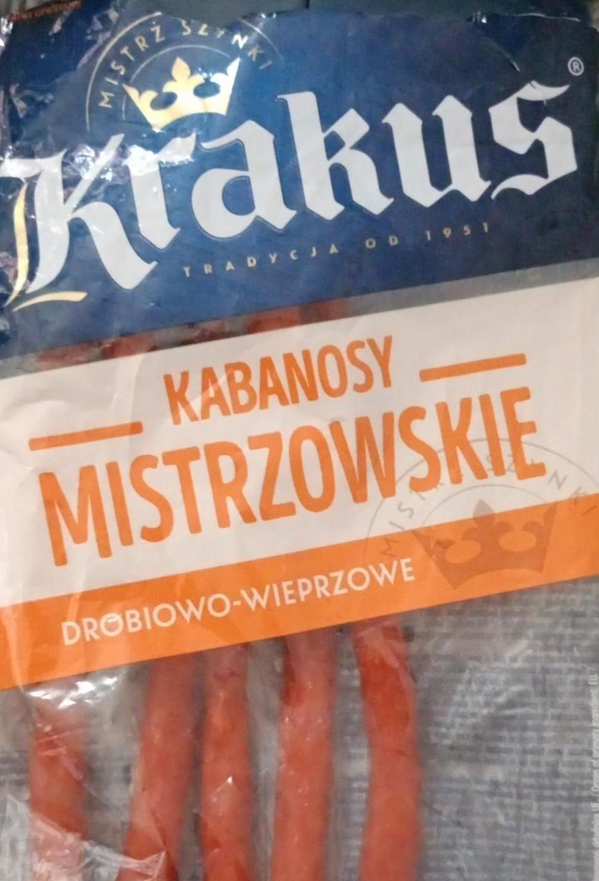 Zdjęcia - Kabanosy mistrzowskie drobiowo wieprzowe Krakus