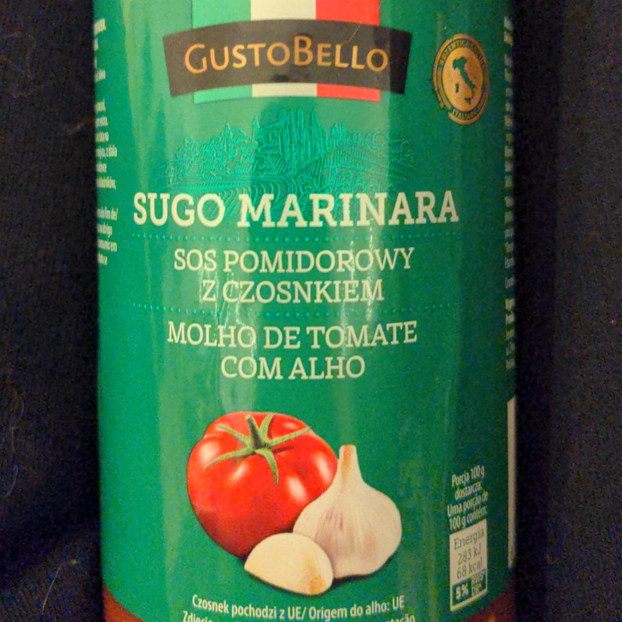 Zdjęcia - Sugo Marinara sos pomidorowy z czosnkiem GustoBello