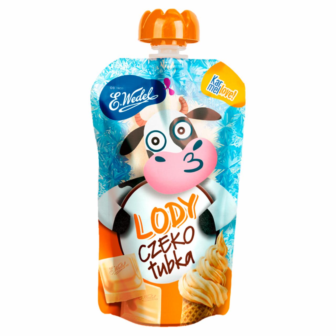 Zdjęcia - E. Wedel Karmellove! Czekotubka Lody karmelowe 110 ml