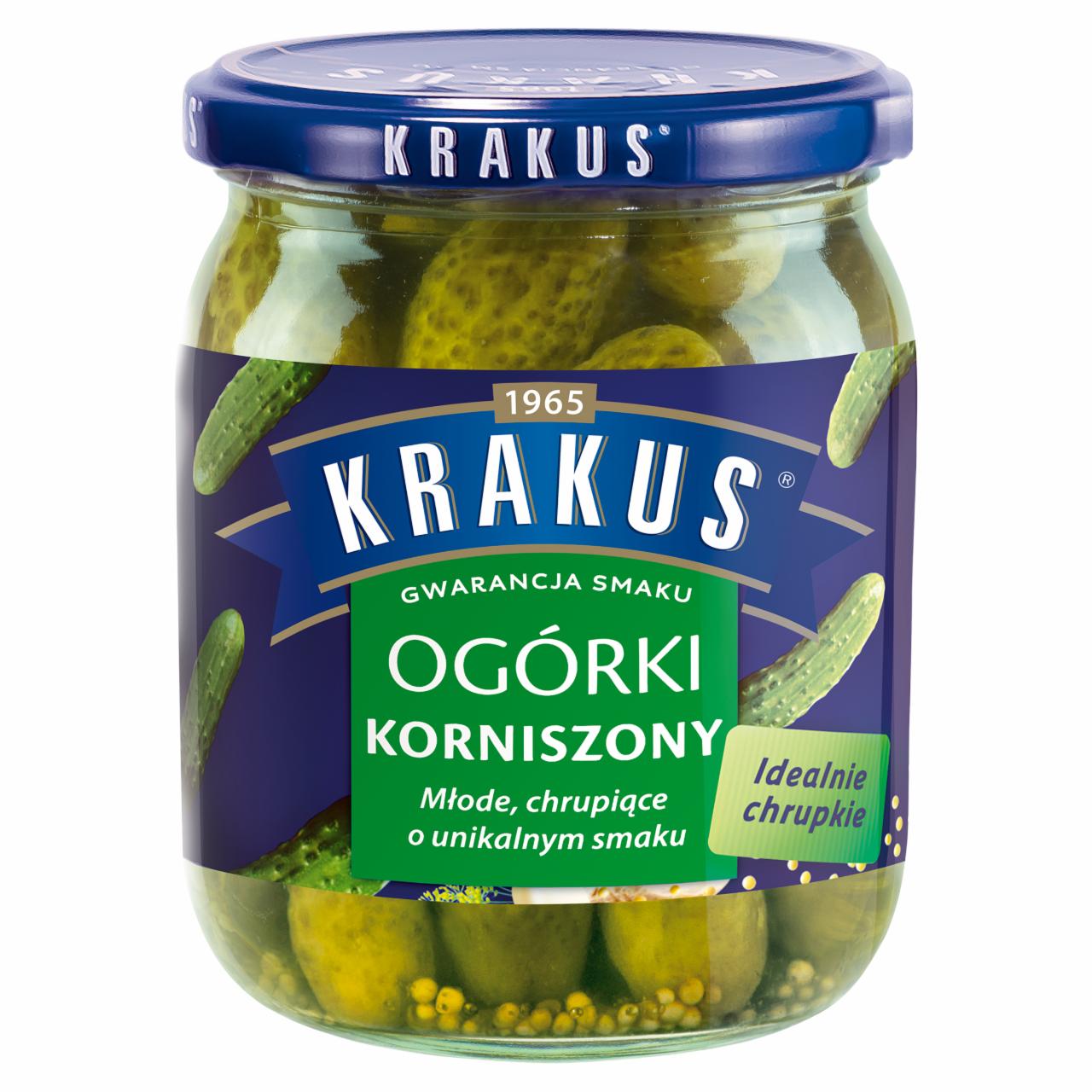 Zdjęcia - Krakus Ogórki korniszony 500 g