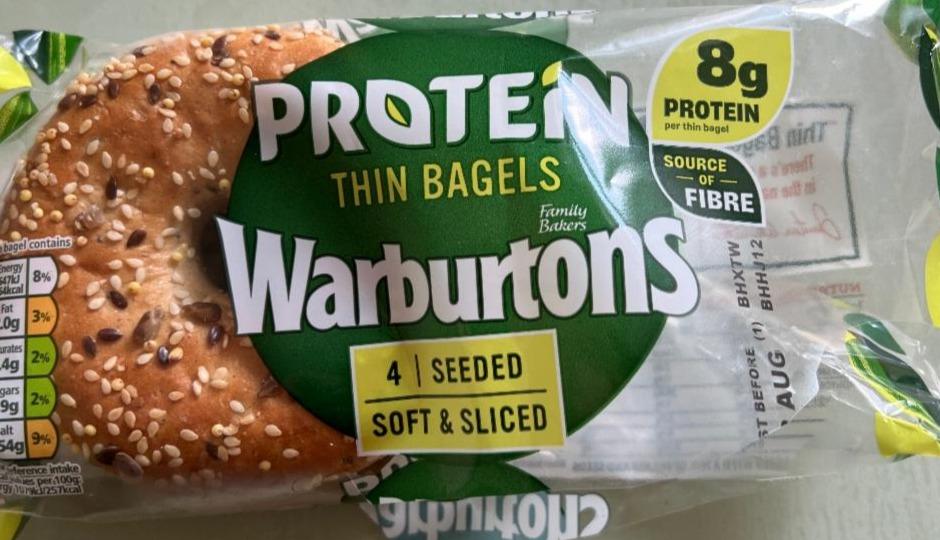 Zdjęcia - Protein thin bagels Warburtons