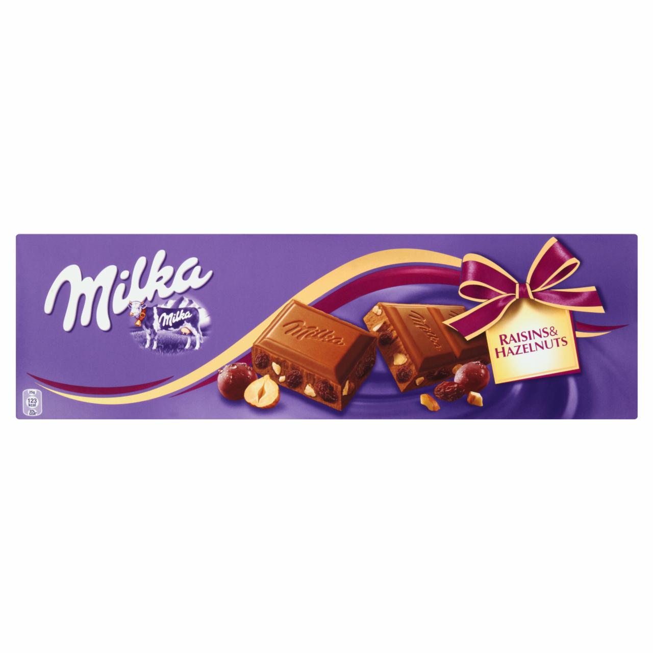 Zdjęcia - Milka Czekolada Raisin and Nuts 250 g