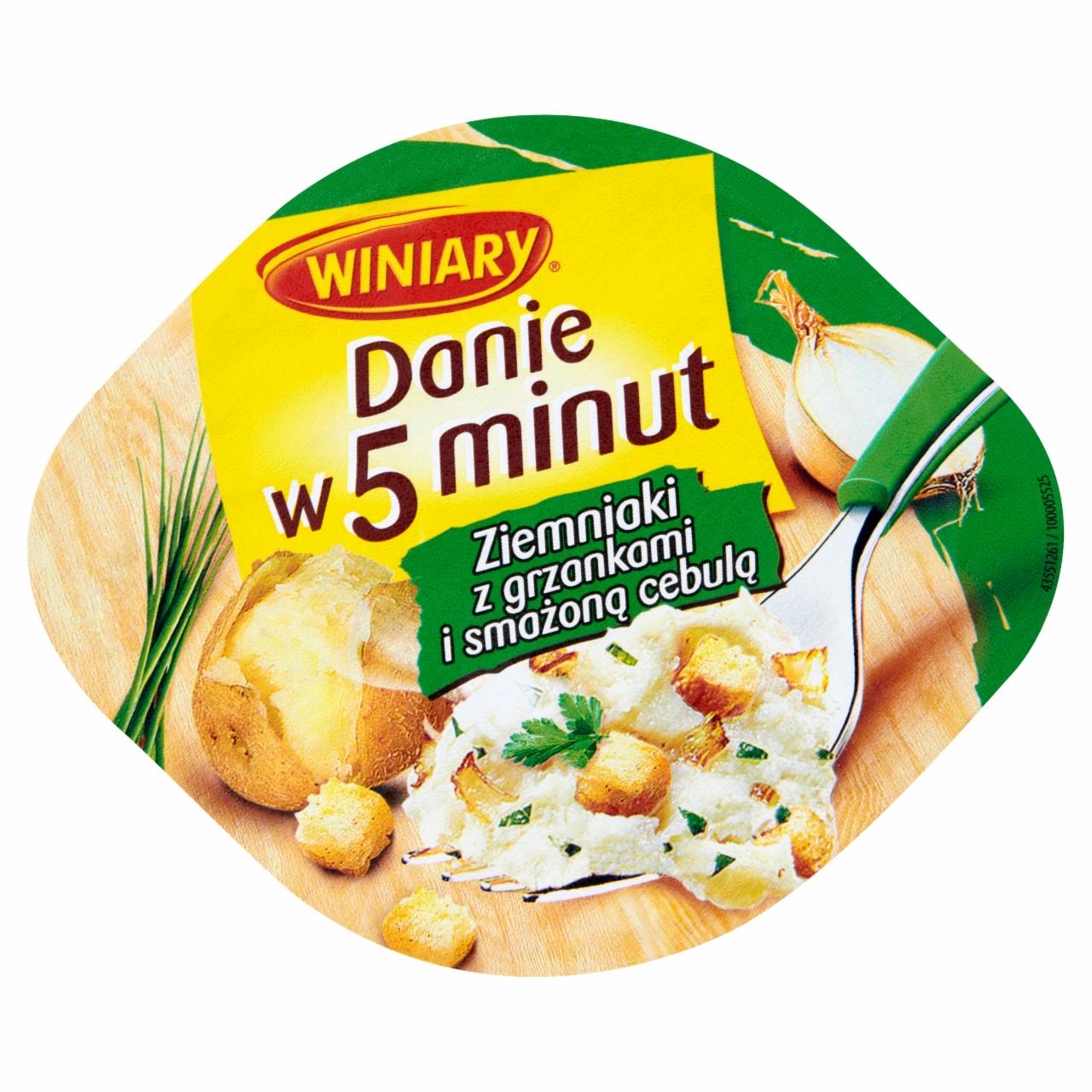 Zdjęcia - Winiary Danie w 5 minut Ziemniaki z grzankami i smażoną cebulą 57 g