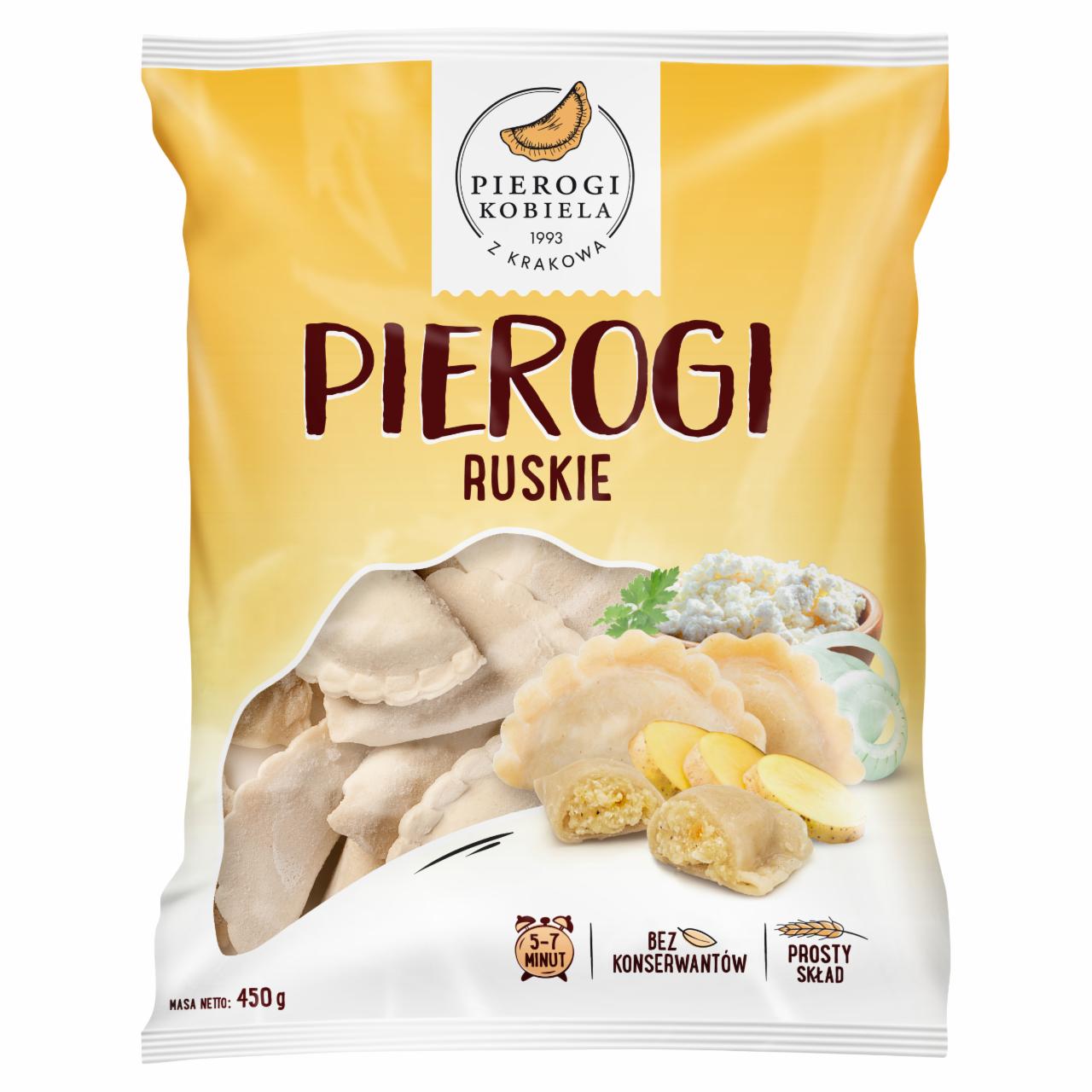 Zdjęcia - Pierogi Kobiela Pierogi ruskie 450 g