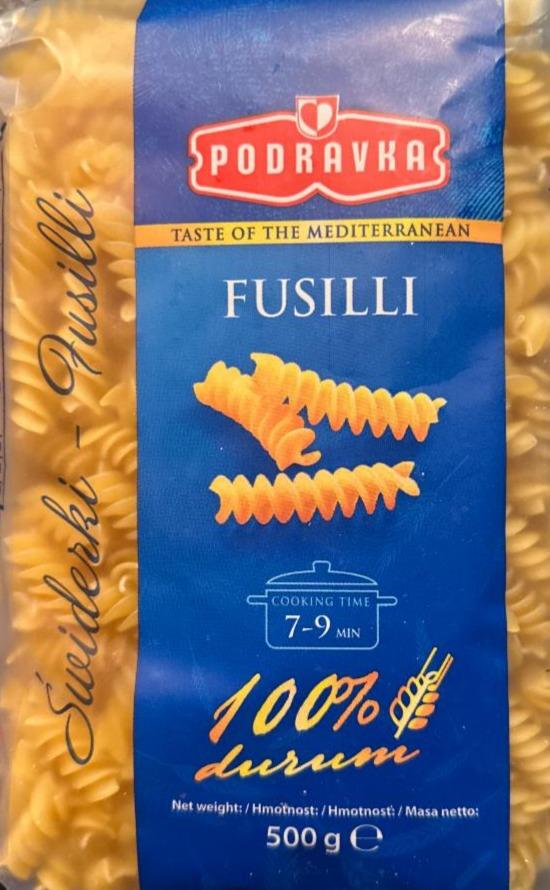 Zdjęcia - Makaron świderki fusilli Podravka