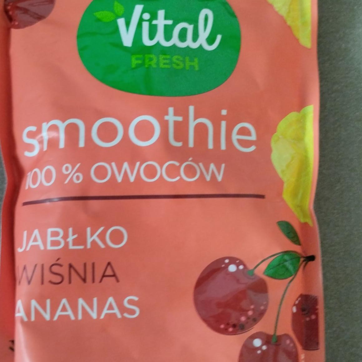 Zdjęcia - Smoothie jabłko wiśnia ananas Vital fresh