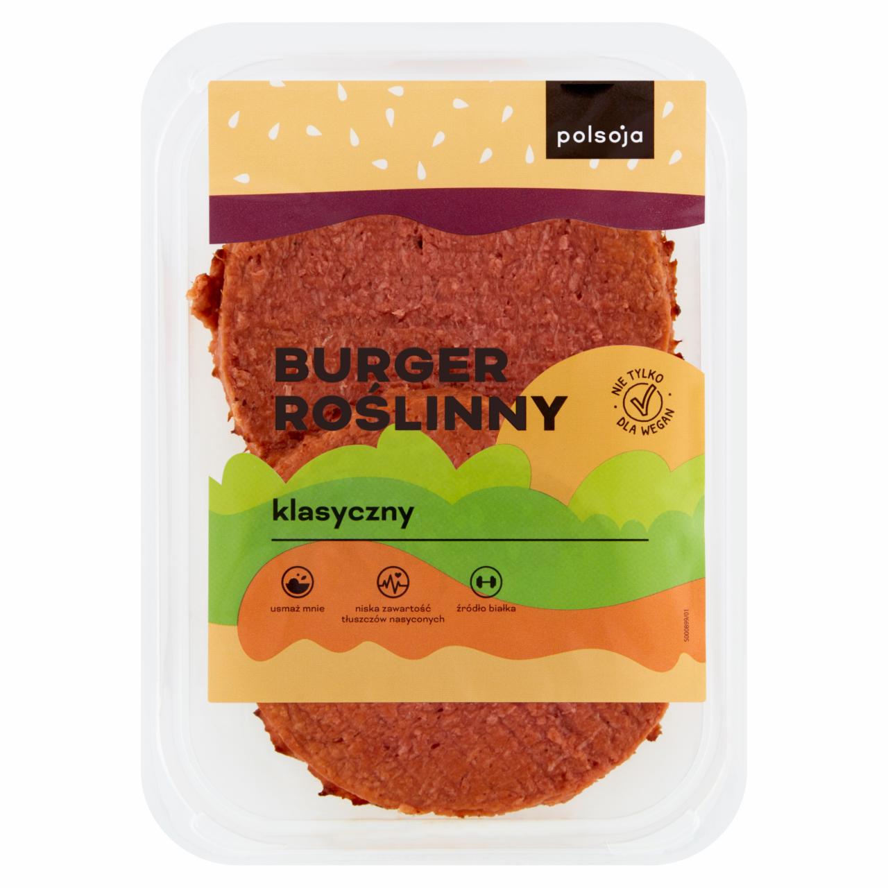 Zdjęcia - Polsoja Burger roślinny klasyczny 200 g