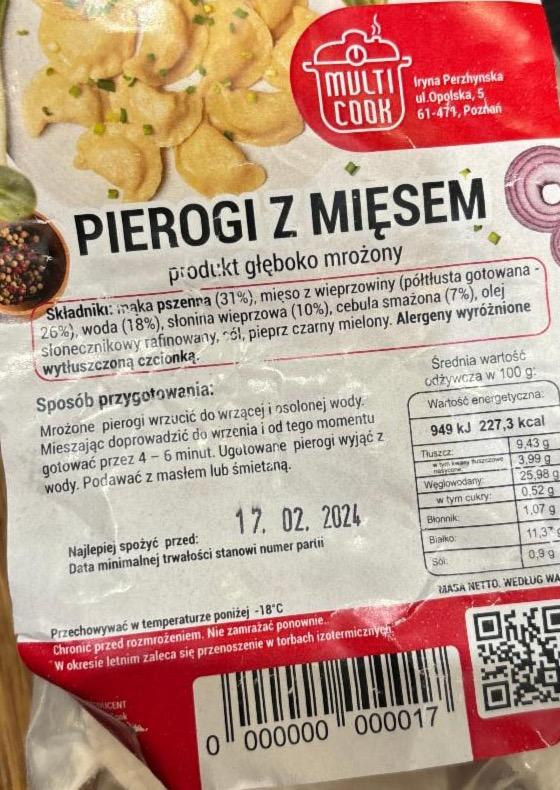 Zdjęcia - Pierogi z mięsem Multi cook