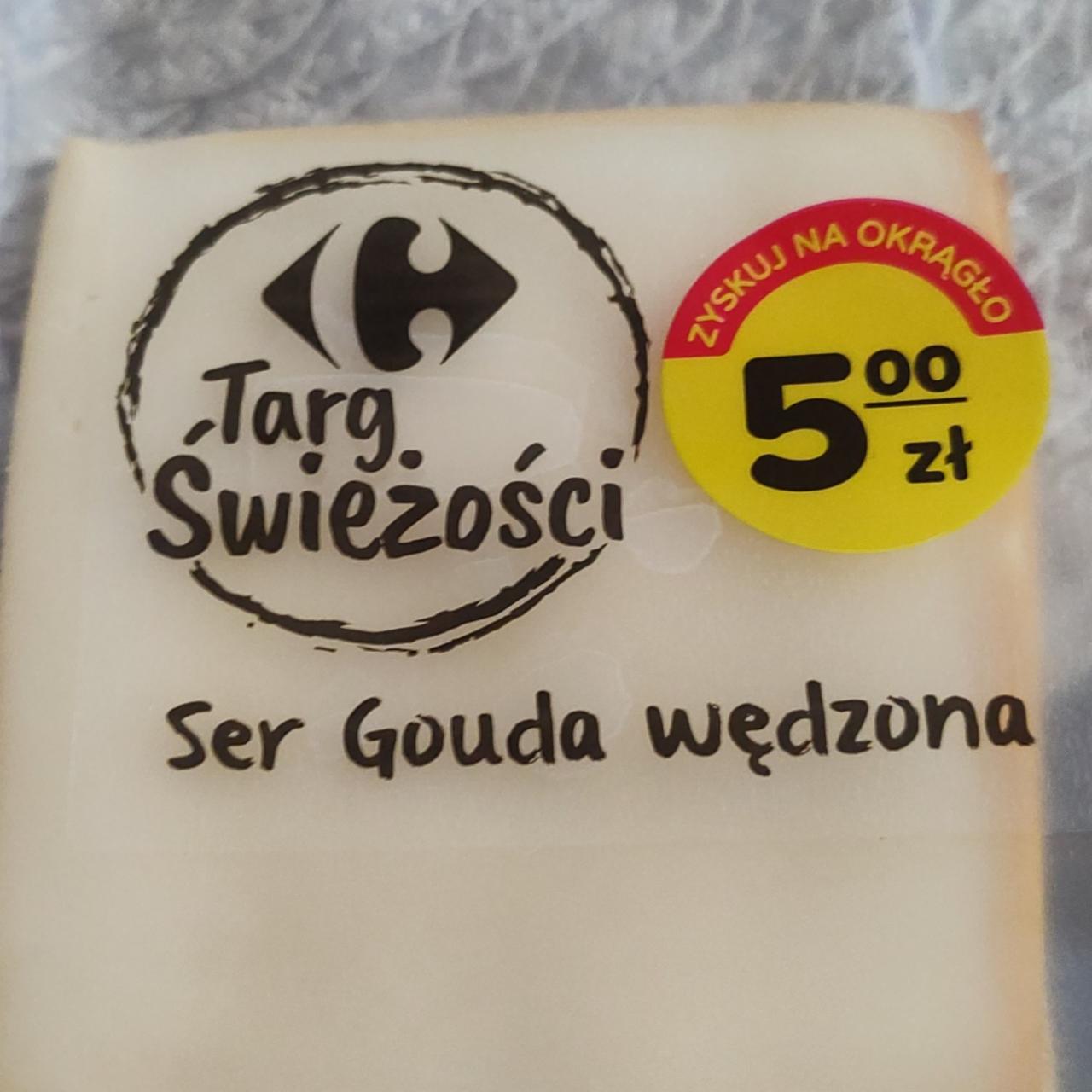 Zdjęcia - Ser Gouda wędzona Carrefour targ świeżości