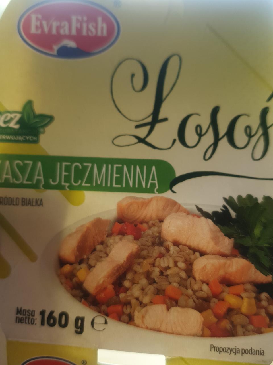 Zdjęcia - Evra Fish Łosoś z kaszą jęczmienną