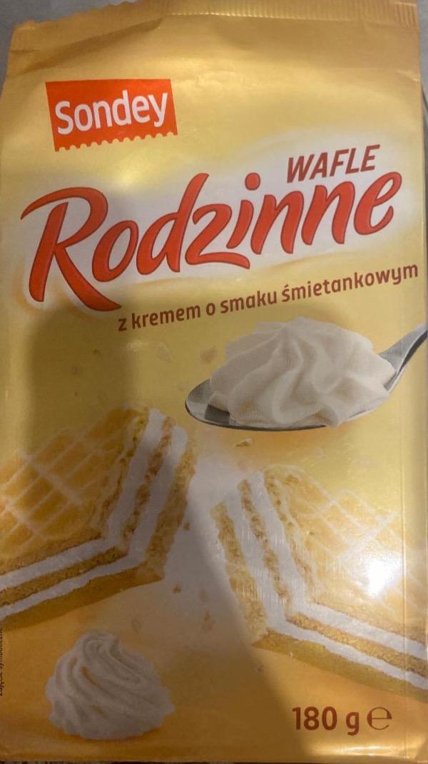 Zdjęcia - Wafle Rodzinne z kremem o smaku śmietankowym Sodney