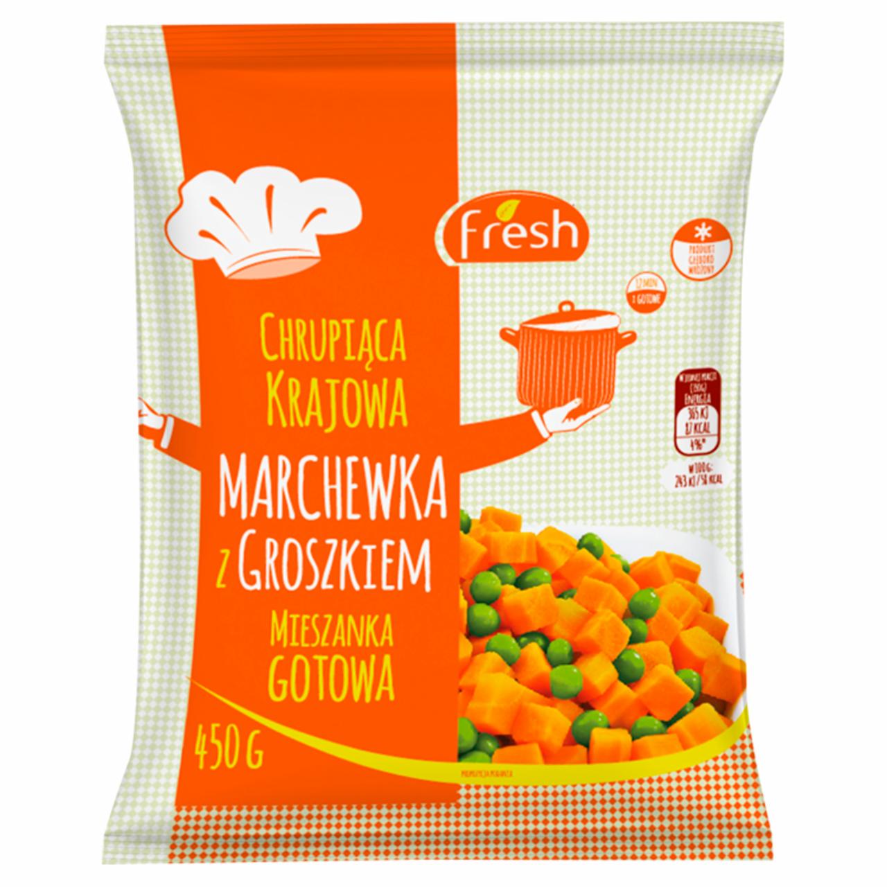 Zdjęcia - Fresh Marchewka z groszkiem 450 g