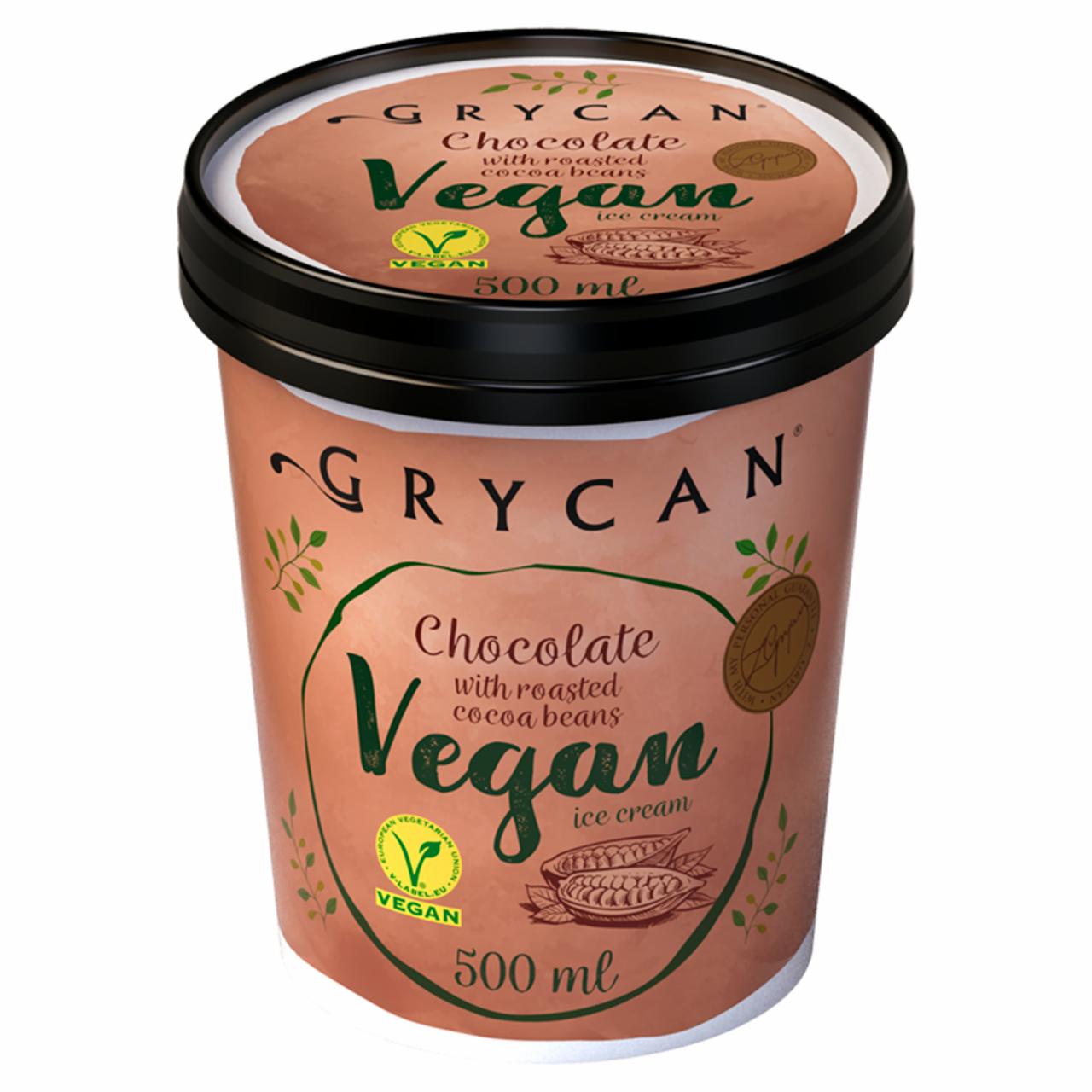 Zdjęcia - Grycan Vegan Lody czekoladowe z prażonym ziarnem kakaowca 500 ml