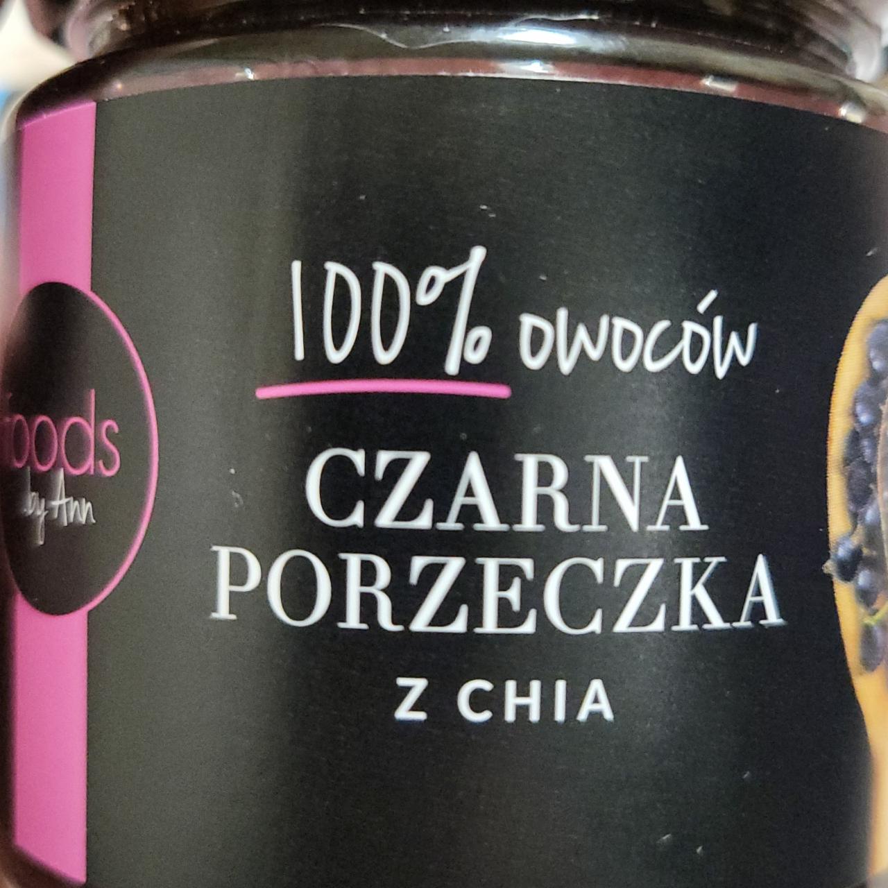 Zdjęcia - Dżem czarna porzeczka 100% z chia Foods by Ann