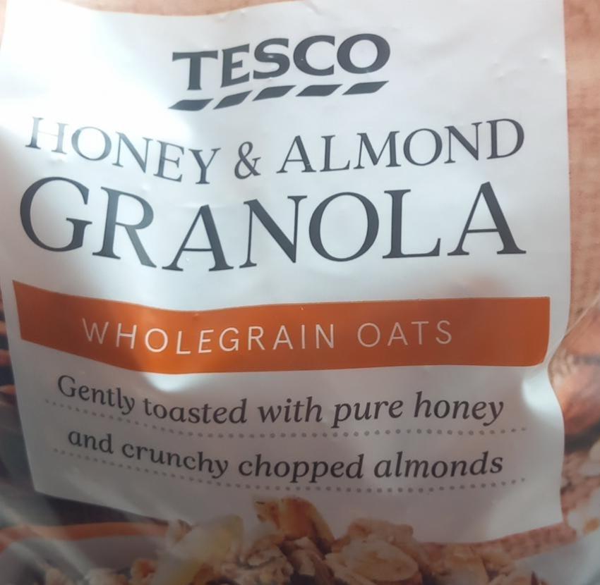 Zdjęcia - Granola wholegrain oats honey & almond Tesco