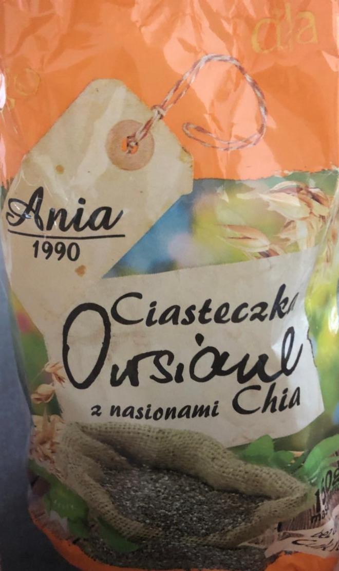 Zdjęcia - Ciasteczka owsiane z nasionami Chia Ania