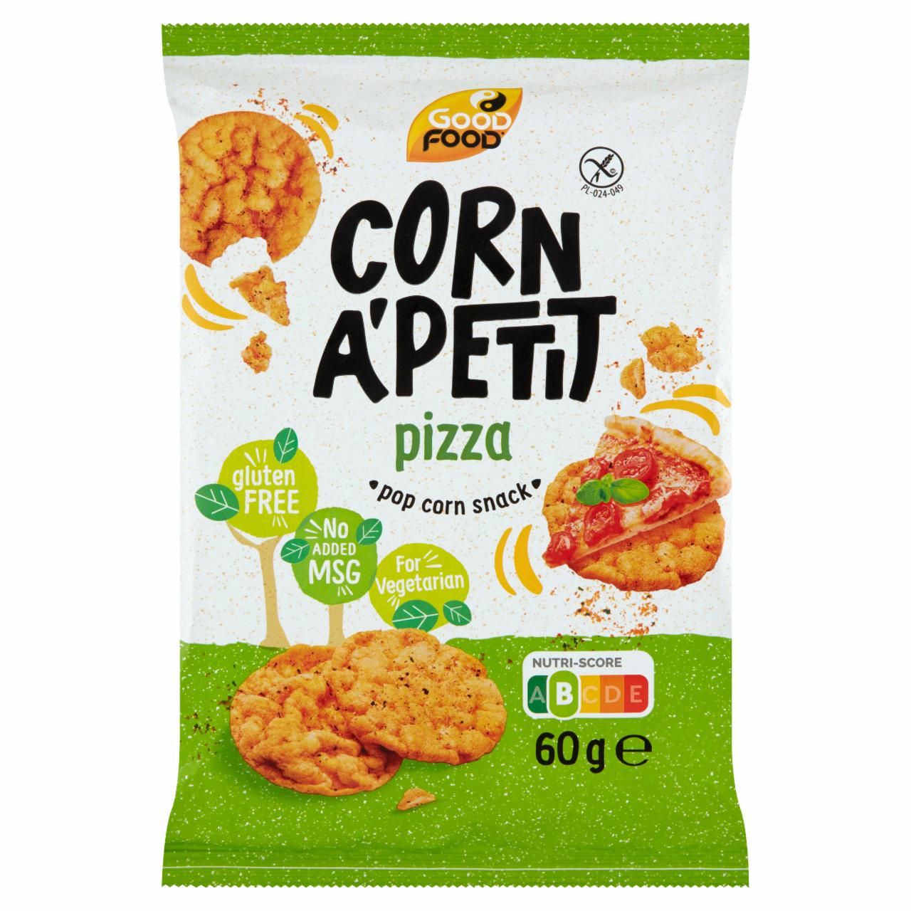 Zdjęcia - Good Food Corn A'Petit Mini wafle kukurydziane o smaku pizzy 60 g