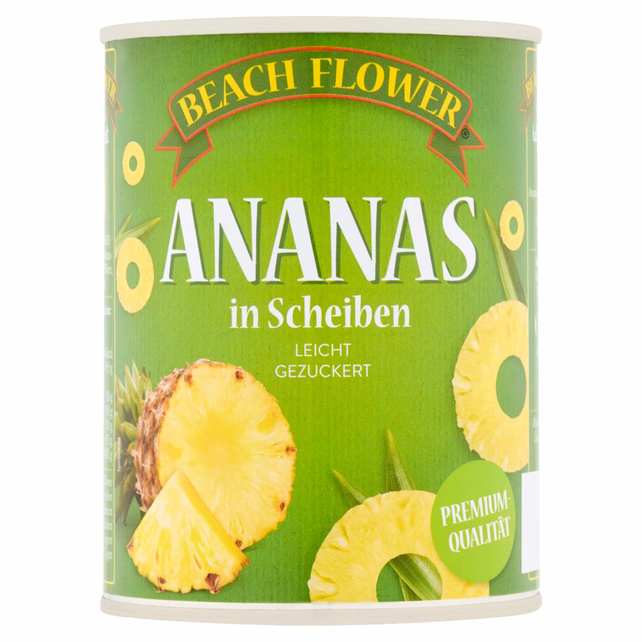 Zdjęcia - Beach Flower Ananas plastry w lekkim syropie 567 g