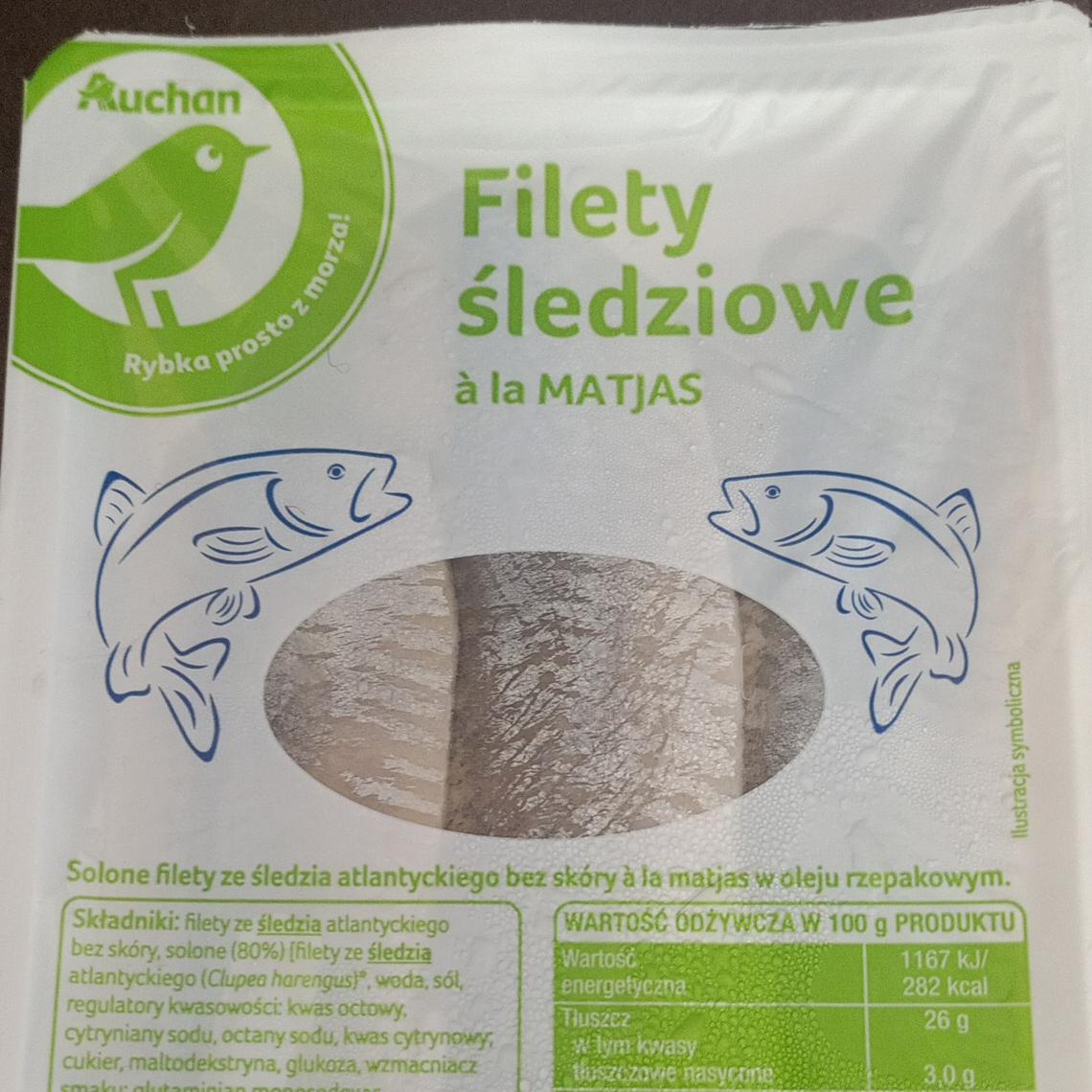 Zdjęcia - Filety śledziowe à la matjas Auchan