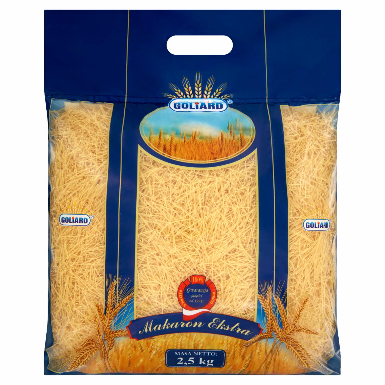 Zdjęcia - Goliard Makaron ekstra z pszenicy durum nitka cięta 2,5 kg