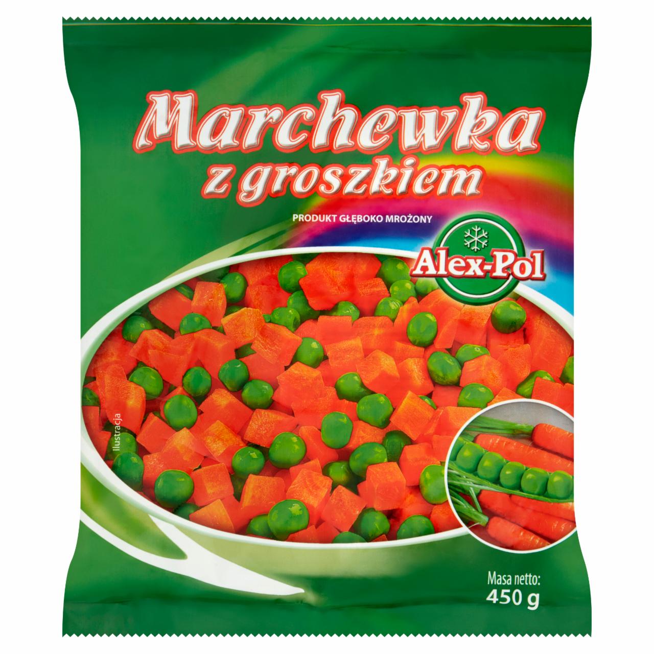 Zdjęcia - Gotowana marchewka z groszkiem 500 g