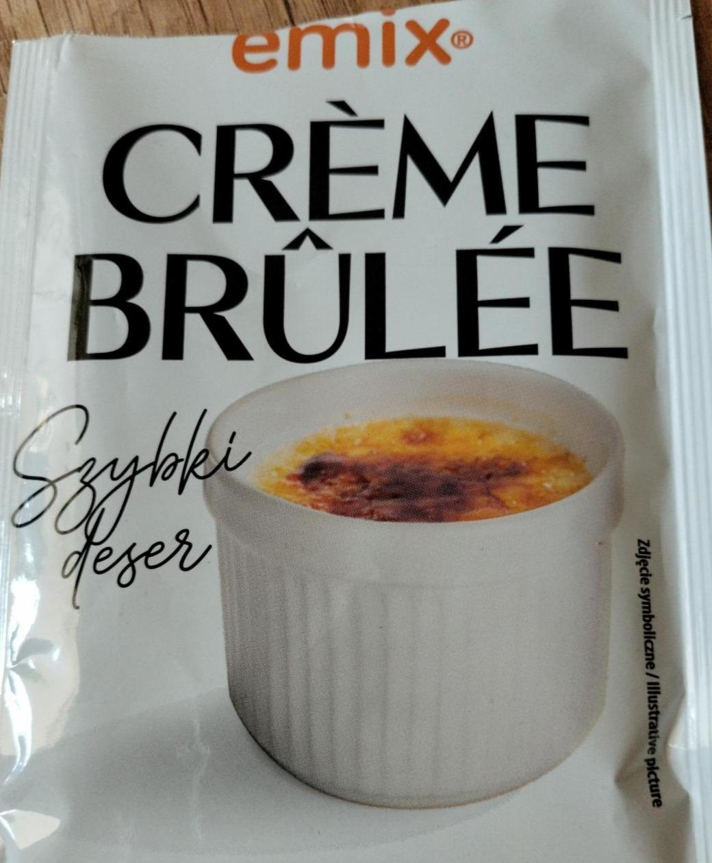 Zdjęcia - Deser typu creme brulee w proszku emix