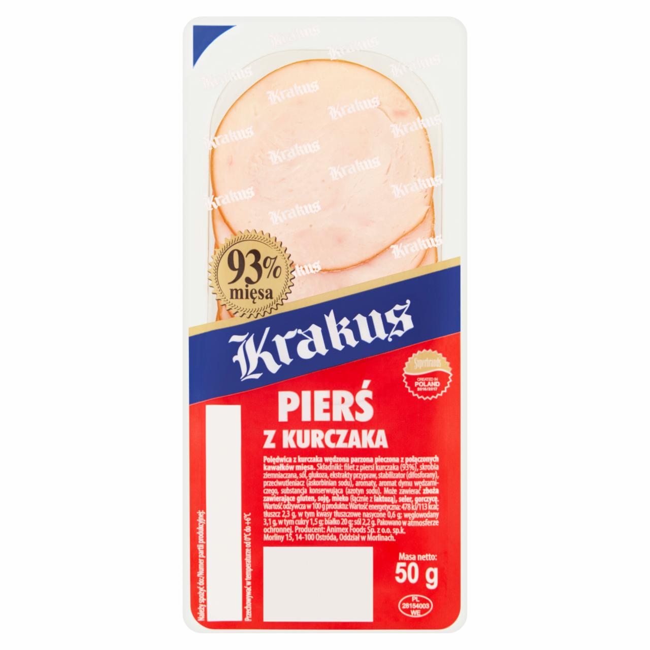 Zdjęcia - Krakus Pierś z kurczaka 50 g