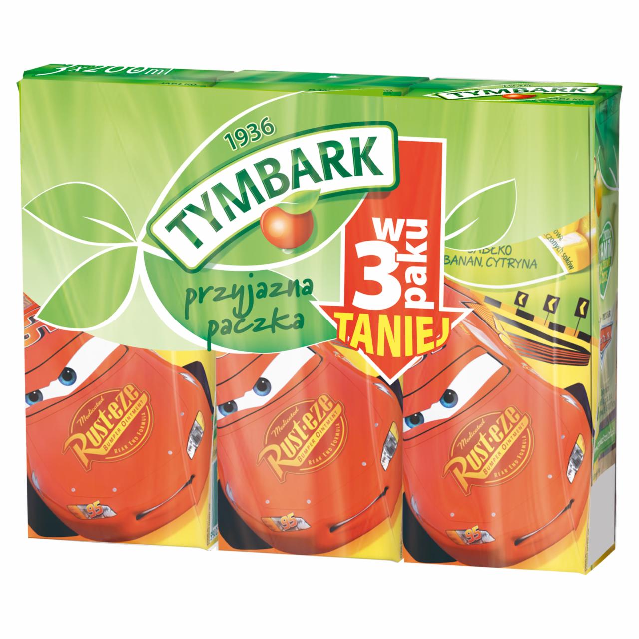 Zdjęcia - Tymbark Napój jabłko banan cytryna 3 x 200 ml