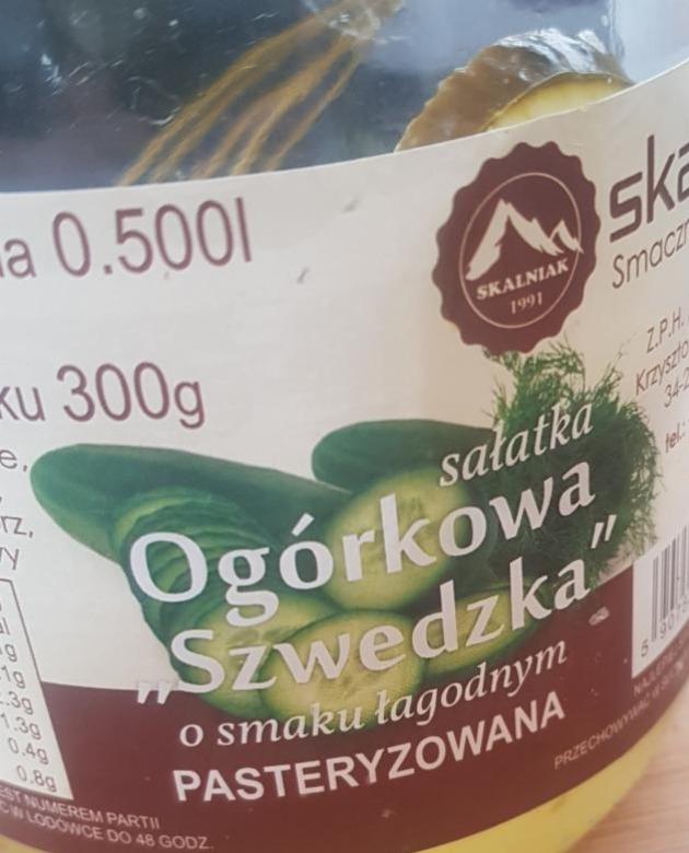 Zdjęcia - sałatka ogórkowa szwedzka Skalniak