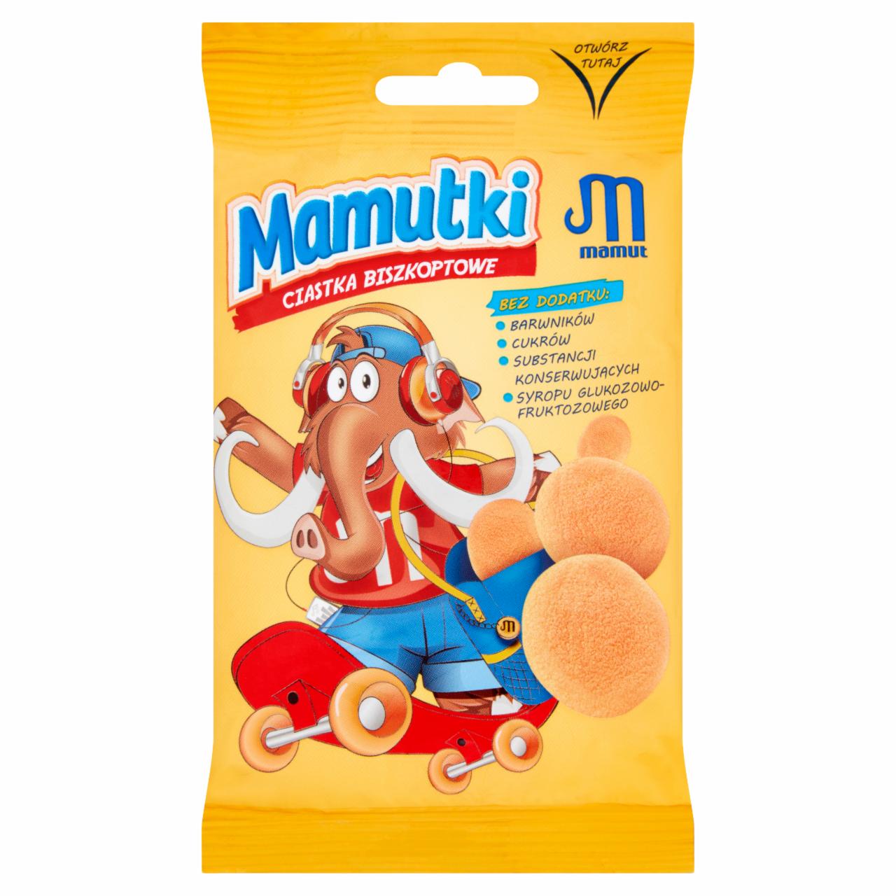 Zdjęcia - Mamut Mamutki Ciastka biszkoptowe 20 g