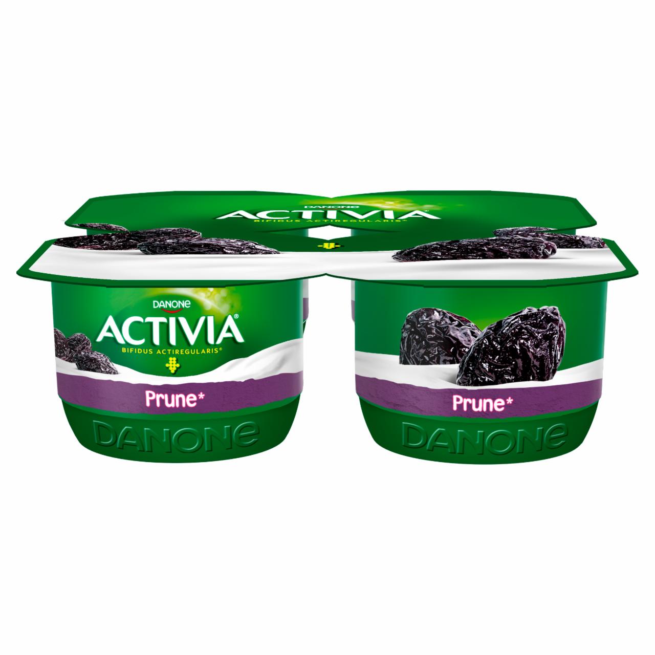 Zdjęcia - Activia Jogurt z suszonymi śliwkami 480 g (4 x 120 g)