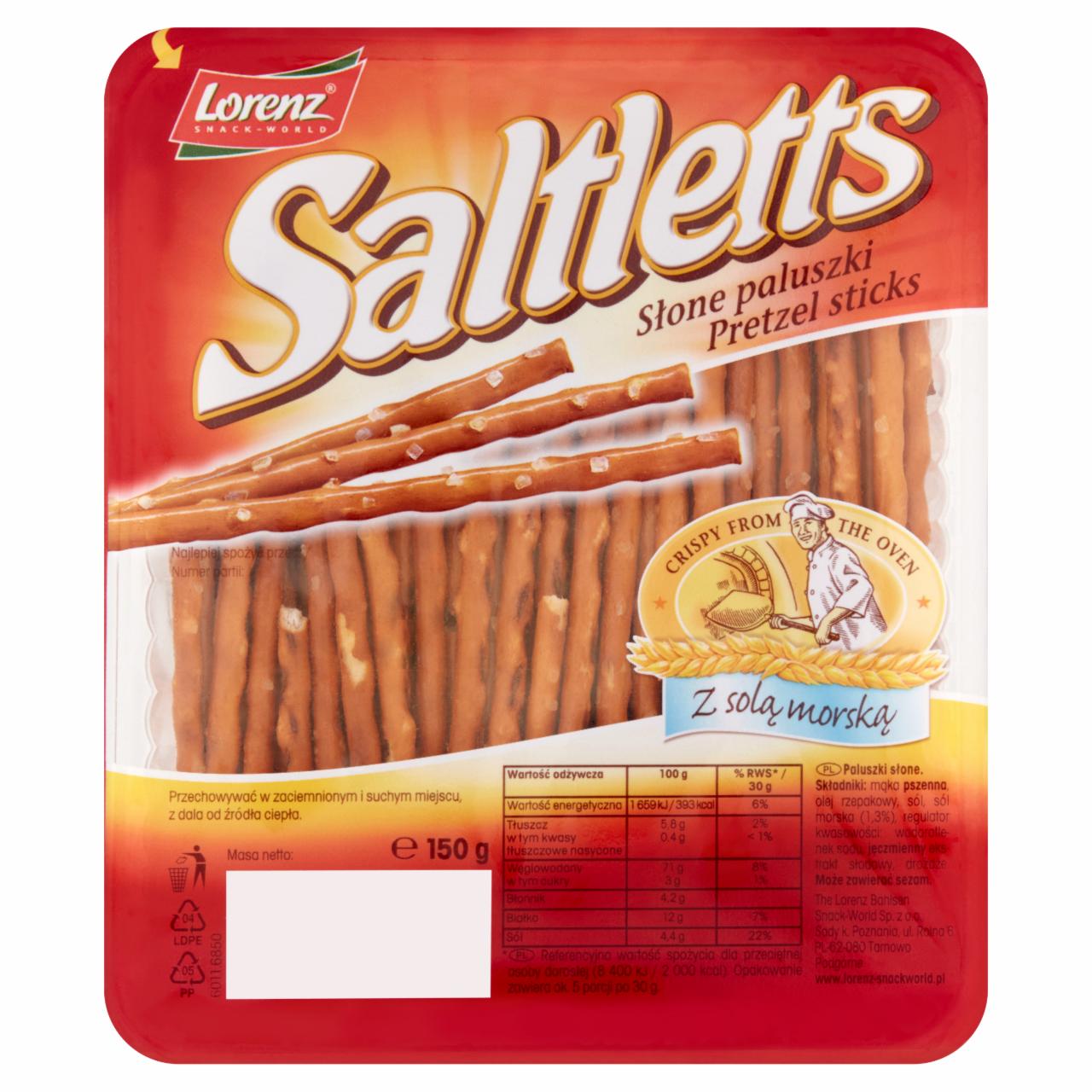 Zdjęcia - Saltletts Słone paluszki 150 g