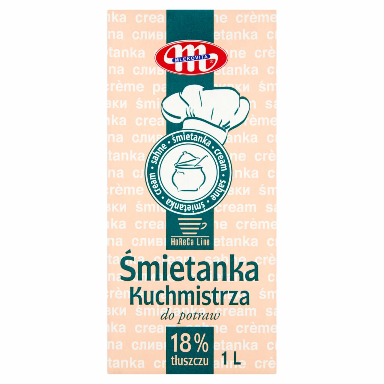 Zdjęcia - Mlekovita Horeca Line Śmietanka Kuchmistrza 18% 1 l