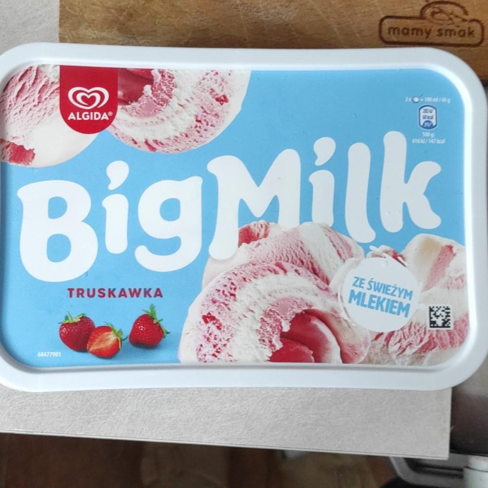 Zdjęcia - Truskawka Lody Big Milk