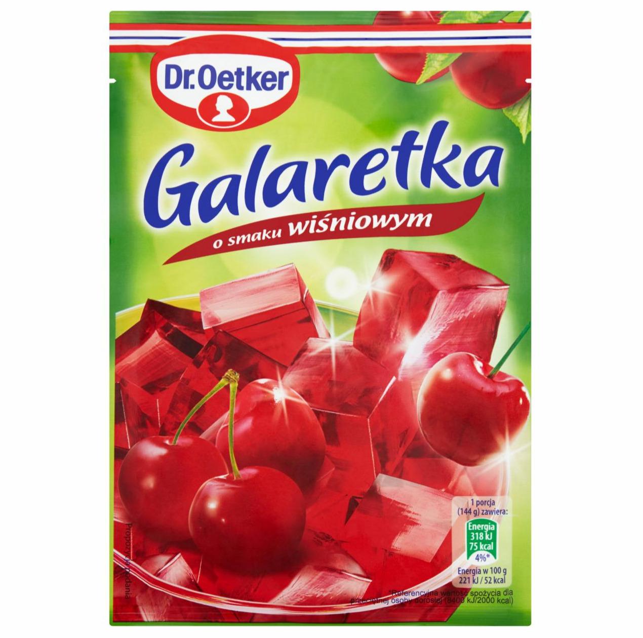 Zdjęcia - Galaretka o smaku wiśniowym Dr. Oetker